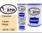 Preview: Porsche, Pastel Beige, LM1N / 536: 500ml Lackdose + 500ml Klarlack + 250ml Härter - Set, von ATW Autoteile West.